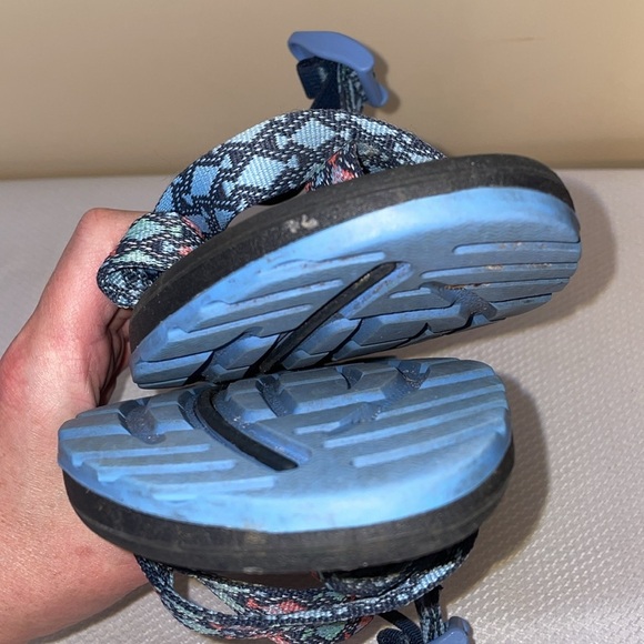 Chaco Women's 8 Sandals zcloud 2 trace eclipse adjustable blue Multicolor adjust - Picture 9 of 12
